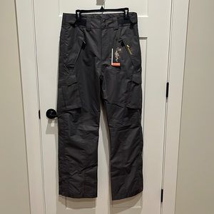 NWT- Free Soldier grey ski/snow pants - Size Medium